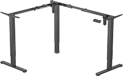 Подстолье Cactus CS-EDXLF-BK черный каркас черный 140x120x60см