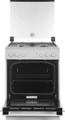 Плита Комбинированная Gorenje GK6A20WF белый (стеклянная крышка) реш.чугун