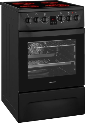 Плита Электрическая Weissgauff WES 2V16 BE Premium Line черный стеклокерамика (без крышки)