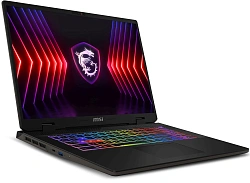 Ноутбук MSI Sword 16 HX B14VFKG-202US Core i7 14650HX 16Gb SSD1Tb NVIDIA GeForce RTX4060 8Gb 16" IPS FHD+ (1920x1200) Windows 11 Home Multi Language grey space WiFi BT Cam (9S7-15P214-202)