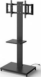 Подставка для телевизора Holder PR-107 черный 32"-70" макс.60кг напольный поворот и наклон