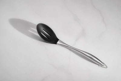 Ложка для первых/вторых блюд Rondell Schick RD-637 черный/стальной упак.:картонная подложка