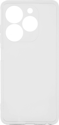 Чехол (клип-кейс) BoraSCO для Tecno Spark 20C Silicone Case прозрачный (72689)