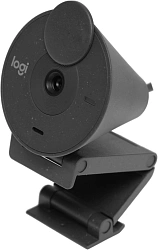 Камера Web Logitech HD Webcam Brio 300 черный 2Mpix (1920x1080) USB Type-C с микрофоном (960-001438)