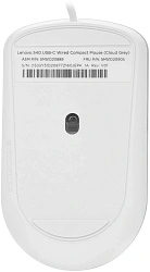 Мышь Lenovo 540 светло-серый оптическая 2400dpi USB2.0 3but (GY51D20877)