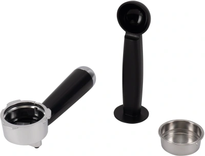 Кофеварка рожковая Hyundai HEM-4305 1350Вт серебристый/черный