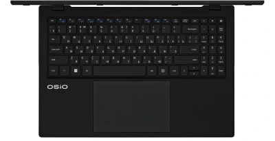 Ноутбук Osio BaseLine B150i-010b N-series N200 8Gb SSD512Gb Intel UHD Graphics 15.6" IPS FHD (1920x1080) Windows 11 Home black WiFi BT Cam 5000mAh