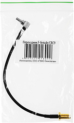 Кабель Рэмо SMA solid Cu 0.14м черный CRC9 (m)-SMA (f) (упак.:1шт) (CRC9)