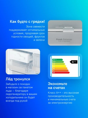 Холодильник LG GC-B569PECM 2-хкамерн. бежевый глянц. инвертер