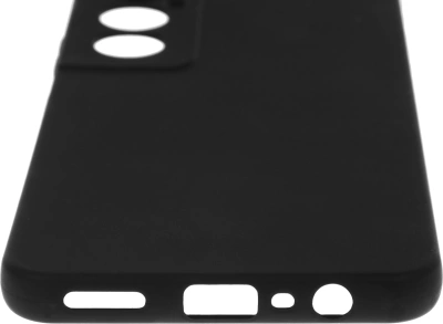 Чехол (клип-кейс) BoraSCO для Realme C65 Silicone Case черный (73384)