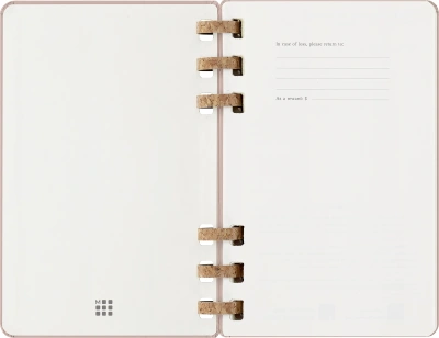 Еженедельник Moleskine SPIRAL Large 130х210мм обложка картон 200стр. спираль сиреневый