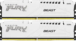 Память DDR5 2x32GB 5600MHz Kingston KF556C40BWK2-64 Fury Beast XMP RTL Gaming PC5-44800 CL40 DIMM 288-pin 1.25В dual rank с радиатором Ret