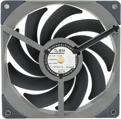 Вентилятор для корпуса Thermalright TL-B14 140х140x25 черный 4-pin 27.6дБ Ret