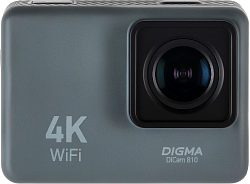Экшн-камера Digma DiCam 810 серый