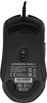 Мышь Steelseries Rival 5 черный оптическая 18000dpi USB 9but (62551)