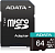 Флеш карта microSDXC 64GB A-Data AUSDX64GUI3V30SA2-RA1 Premier Pro + adapter