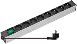 Блок распределения питания Sysmatrix PD 0804.019 гор.размещ. 8xSchuko базовые 10A Schuko 1.8м