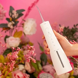 Ирригатор Scarlett SC-WF02 портатив. 4насад. белый