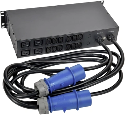 АВР ITK ATS-32-2U-1 2U 19" ввод:2x2P+PE выход:12xС13-4xC1932A черный