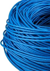Кабель информационный Rexant 01-0047 кат.6 UTP 4 пары PVC внутренний 305м синий