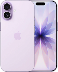 Смартфон Apple A3520 iPhone 17 256Gb пурпурный моноблок 3G 4G 1Sim 6.3" 1206x2622 iOS 26 48Mpix 802.11 a/b/g/n/ac/ax/be NFC GPS Protect