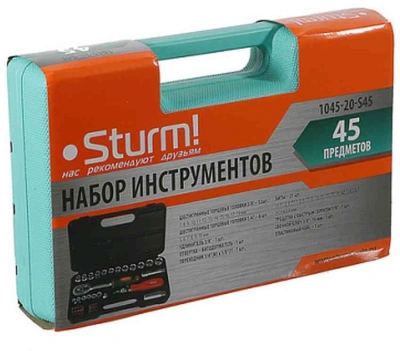 Набор инструментов Sturm! 1045-20-S45 45 предметов (жесткий кейс)