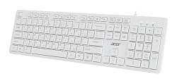 Клавиатура Acer OKW123 белый USB Multimedia (ZL.KBDEE.00D)