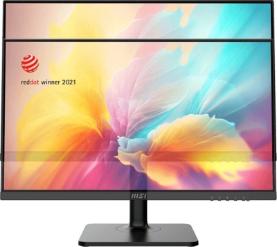 Монитор MSI 23.8" Modern MD2412P черный IPS LED 1ms 16:9 HDMI M/M матовая HAS Piv 300cd 178гр/178гр 1920x1080 100Hz FreeSync FHD USB 4.65кг
