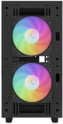 Корпус Deepcool CH360 черный без БП mATX 7x120mm 3x140mm 1xUSB3.0 audio bott PSU
