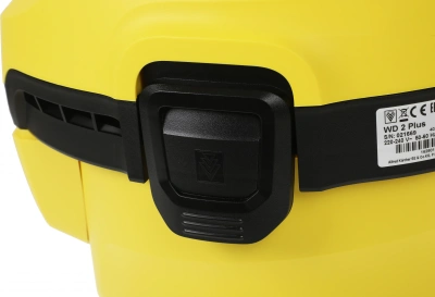 Строительный пылесос Karcher WD 2 Plus V-12/6/18/C 1000Вт (уборка: сухая/влажная) желтый