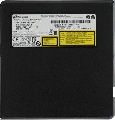 Привод DVD-RW LG GP57ES40 серебристый USB внешний RTL