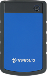 Жесткий диск Transcend USB3.0 1TB TS1TSJ25H3B StoreJet 25H3 (5400rpm) 2.5" синий