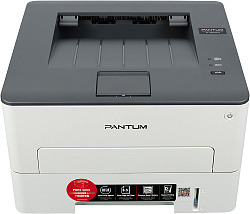 Принтер лазерный Pantum P3010D A4 Duplex белый