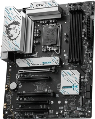 Материнская плата MSI B760 GAMING PLUS WIFI DDR4 Soc-1700 Intel B760 4xDDR4 ATX AC`97 8ch(7.1) 2.5Gg+HDMI+DP