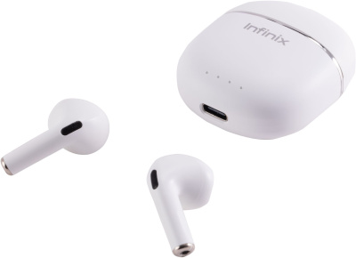 Гарнитура вкладыши Infinix XBuds XE23 белый беспроводные bluetooth в ушной раковине (10311755)