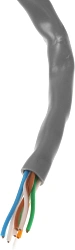 Кабель сетевой KingPrice KP-utp-c5e-0.5mm-CU-305m UTP 4 пары cat.5E solid 0.50мм Cu 305м серый