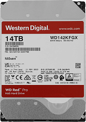 Жесткий диск WD SATA-III 14TB WD142KFGX NAS Red Pro (7200rpm) 512Mb 3.5"