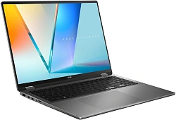 Ноутбук Asus Vivobook 16 Flip TP3607AA-SI086W Core Ultra 7 355 32Gb SSD1Tb Intel Graphics 16" OLED Touch WUXGA (1920x1200) Windows 11 grey WiFi BT Cam (90NB17B1-M005K0)