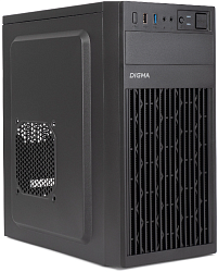 Корпус Digma DCC-MN302 черный без БП mATX 1x80mm 2x120mm 1xUSB2.0 1xUSB3.0 audio