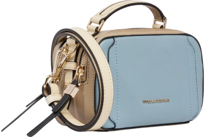 Сумка женская Piquadro Circle BD6655W92/AZBE2 голубой/бежевый натур.кожа