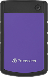 Жесткий диск Transcend USB3.0 4TB TS4TSJ25H3P StoreJet 25H3 (5400rpm) 2.5" фиолетовый