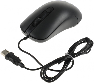 Мышь Defender MB-230 черный оптическая 1600dpi USB 2but (52231)