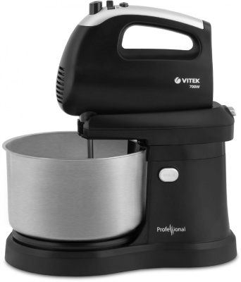 Миксер стационарный Vitek VT-1417 ST 700Вт черный/хром