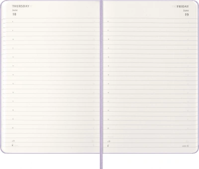 Ежедневник Moleskine CLASSIC Large 130х210мм 400стр. сиреневый
