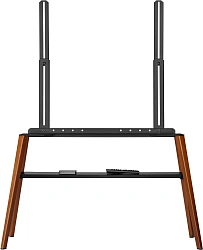 Подставка для телевизора Cactus CS-ST3647BKWN черный/орех 49"-75" макс.40кг напольный