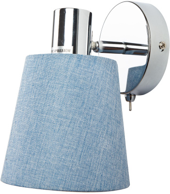 Светильник Hiper Sandra H113-1 настен. голубой/хром