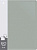 Папка с 60 прозр.вклад. Бюрократ -BPV60GREY A4 пластик 0.7мм торц.карм с бум. встав серый