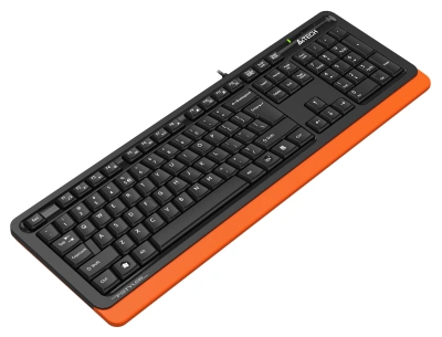 Клавиатура A4Tech Fstyler FKS10 черный/оранжевый USB (FKS10 ORANGE)