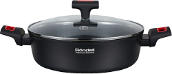 Сотейник Rondell Urban Pro RDA-1988 d=26см (с крышкой) черный