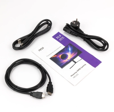 Монитор Hiper 31.5" Gaming HB3202 черный IPS LED 1ms 16:9 HDMI M/M матовая HAS Piv 300cd 178гр/178гр 2560x1440 165Hz FreeSync DP Quad HD 2K (1440p) USB 6.8кг